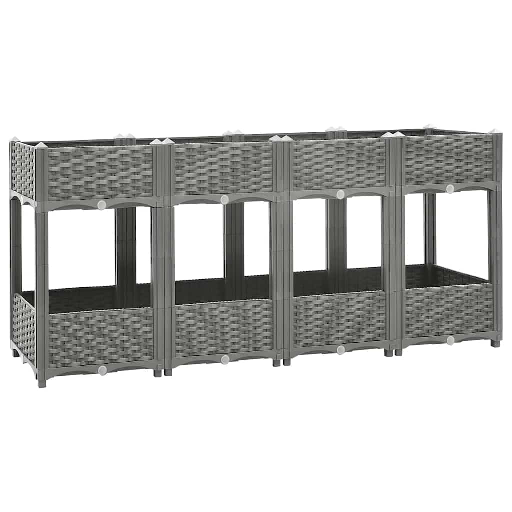 Lit surélevé 160x40x71 cm Polypropylène