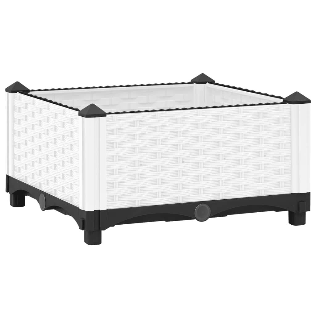 vidaXL Vyvýšený záhon 40 x 40 x 23 cm polypropylen