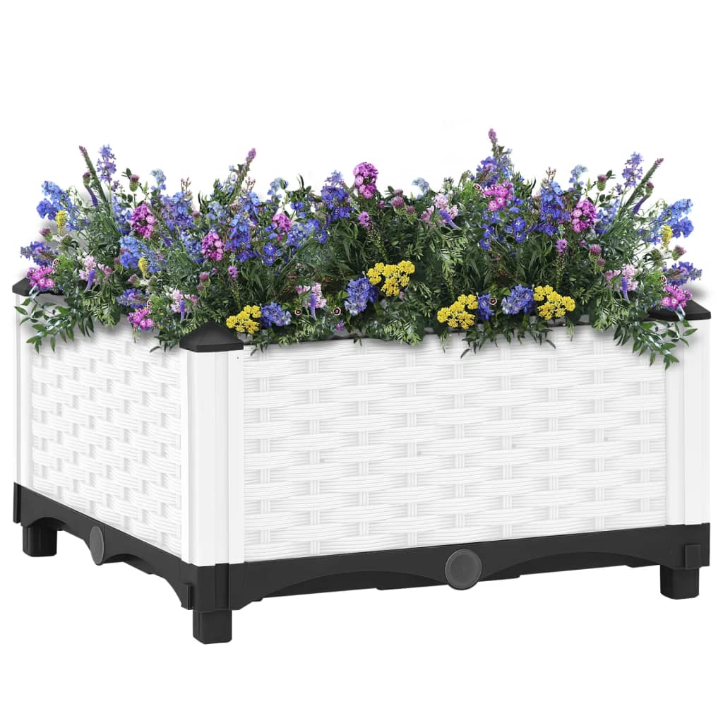vidaXL Plantenbak verhoogd 40x40x23 cm polypropeen afbeelding