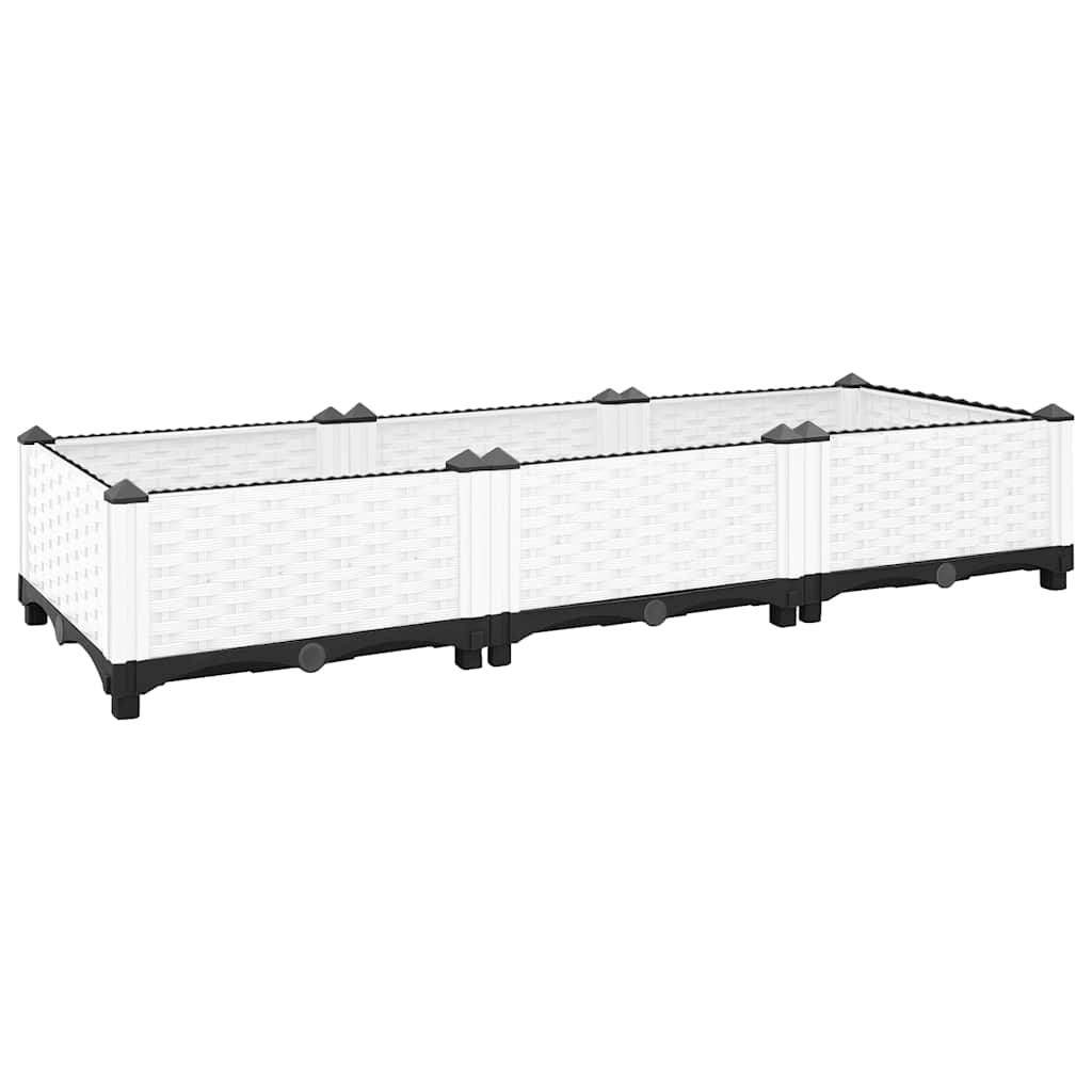 vidaXL Vyvýšený záhon 120 x 40 x 23 cm polypropylen