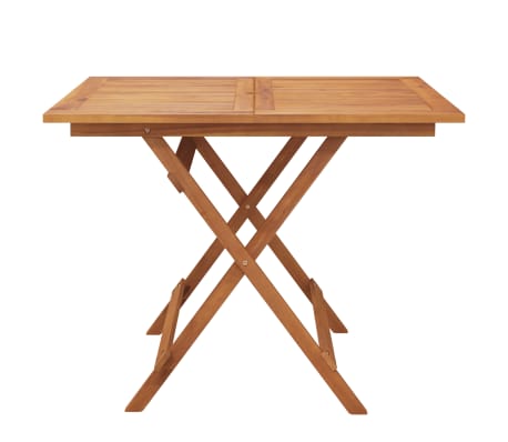 vidaXL Folding Garden Table 90x90x75 cm Solid Wood Acacia