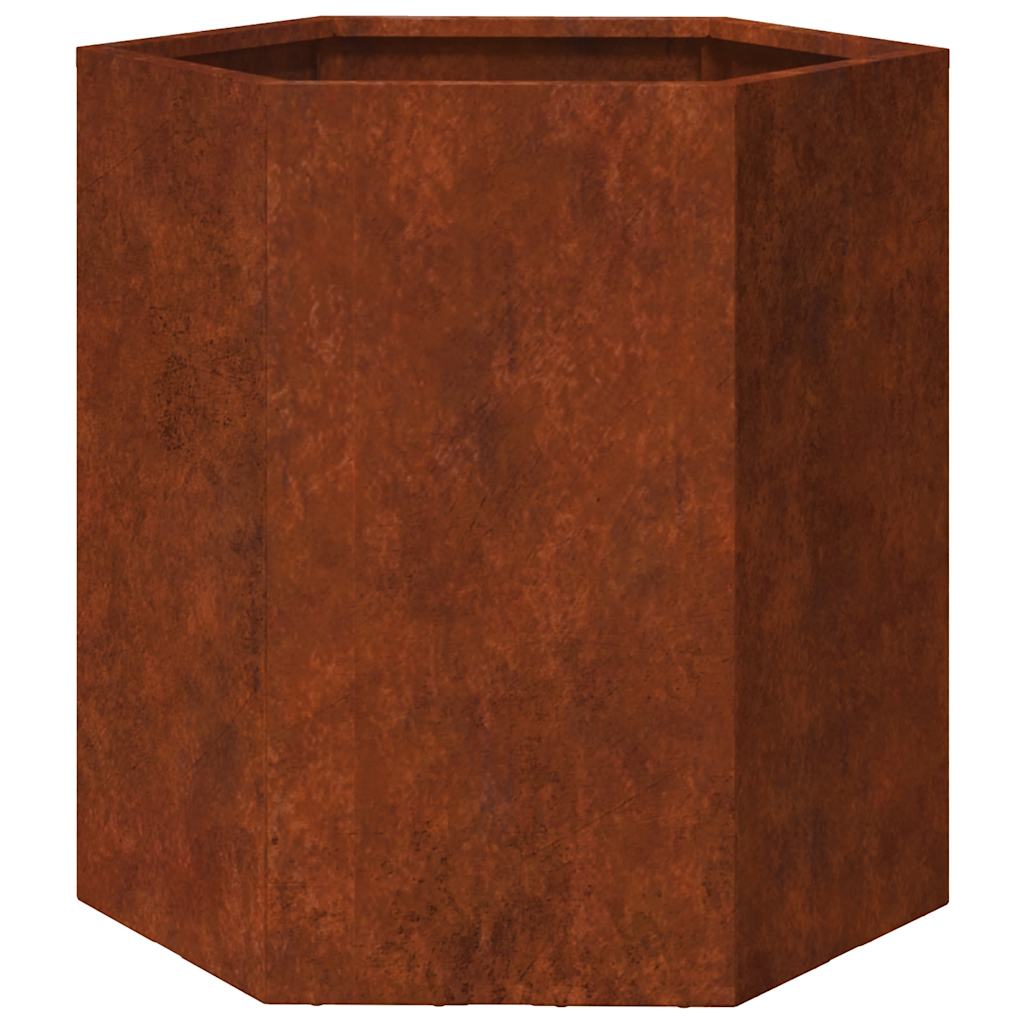 Fioriera Ruggine 40x40x45 Cm Acciaio Corten VidaXL 16 width=274