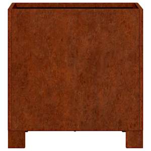 Truhlíky s nohami 2 ks rezavé 30 x 30 x 30 cm cortenová ocel - obrázek 7
