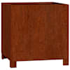 vidaXL jalgadega taimekast, rooste, 40 x 40 x 40 cm, Corten teras