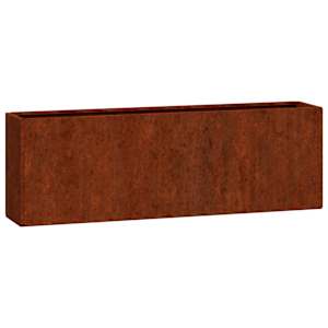 Nástěnné květináče 2 ks rezavé cortenová ocel 53 x 10 x 17 cm - obrázek 5