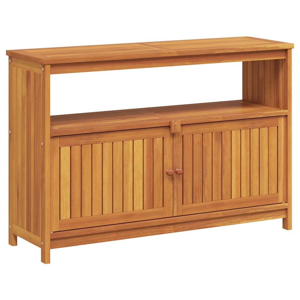 vidaXL Zahradní konzolový stůl 110 x 35 x 75 cm masivní akáciové dřevo