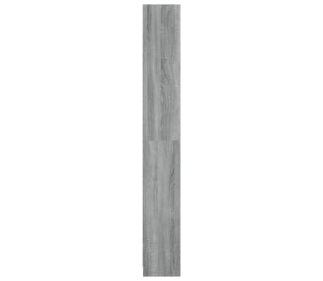 Boekenkast 100x24x63 cm bewerkt hout grijs sonoma eikenkleurig