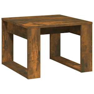 Odkládací stolek kouřový dub 50 x 50 x 35 cm kompozitní dřevo - obrázek 2
