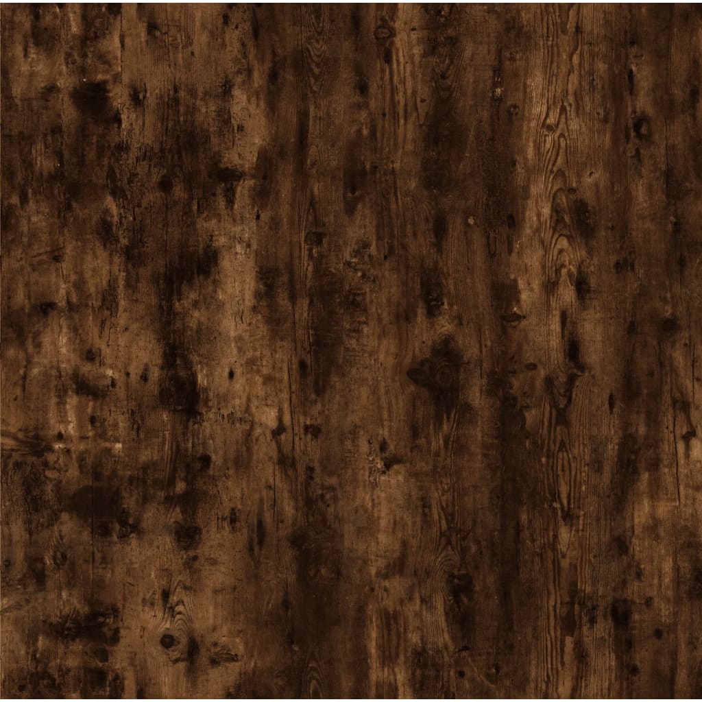 Füstös tölgyszínű szerelt fa sütőszekrény 60 x 46 x 81,5 cm 