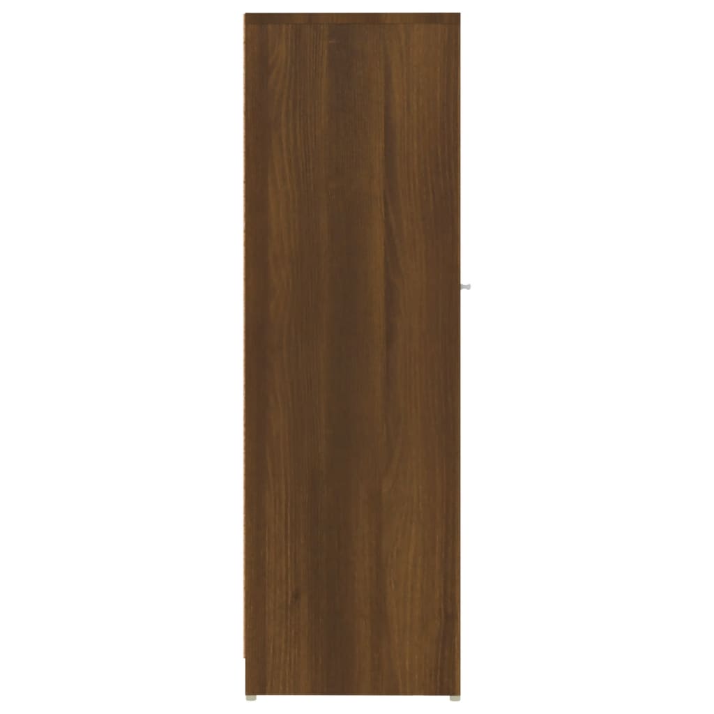  Kúpeľňová skrinka hnedý dub 30x30x95 cm spracované drevo