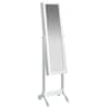 vidaXL eraldiseisev peegel, valge, 34 x 37 x 146 cm