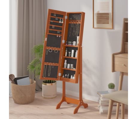 vidaXL Free-Standing Mirror 34x37x146 cm