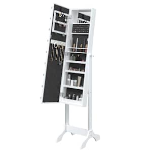 Volně stojící zrcadlo s LED bílé 34 x 37 x 146 cm - obrázek 7