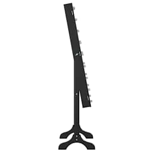 Volně stojící zrcadlo s LED černé 34 x 37 x 146 cm - obrázek 10