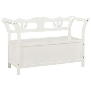 vidaXL pink, valge, 107 x 45 x 75,5 cm, nulupuit