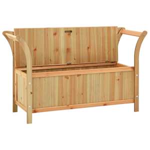 Lavice 107 x 45 x 75,5 cm masivní jedlové dřevo - obrázek 4