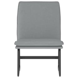 vidaXL Počivalnik svetlo siv 52x75x76 cm blago