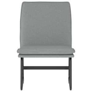 vidaXL Počivalnik svetlo siv 52x75x76 cm blago