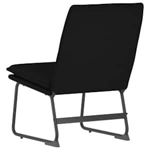 Křeslo černé 52 x 75 x 76 cm textil - obrázek 5