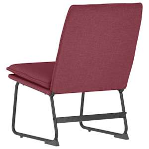 Křeslo vínové 52 x 75 x 76 cm textil - obrázek 5