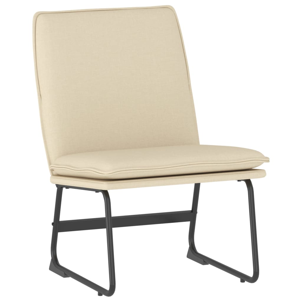 Thumbnail - vidaXL Loungesessel Creme 52x75x76 cm Stoff