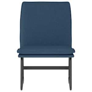 Křeslo modré 52 x 75 x 76 cm textil - obrázek 3