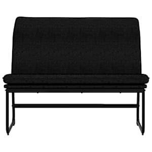 Lavice černá 100 x 75 x 76 cm textil - obrázek 3