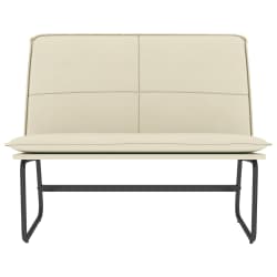 vidaXL Klupa krem 100 x 75 x 76 cm od umjetne kože