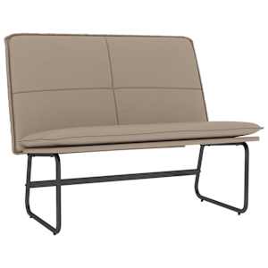 vidaXL pink, cappuccino, 100 x 75 x 76 cm, kunstnahk