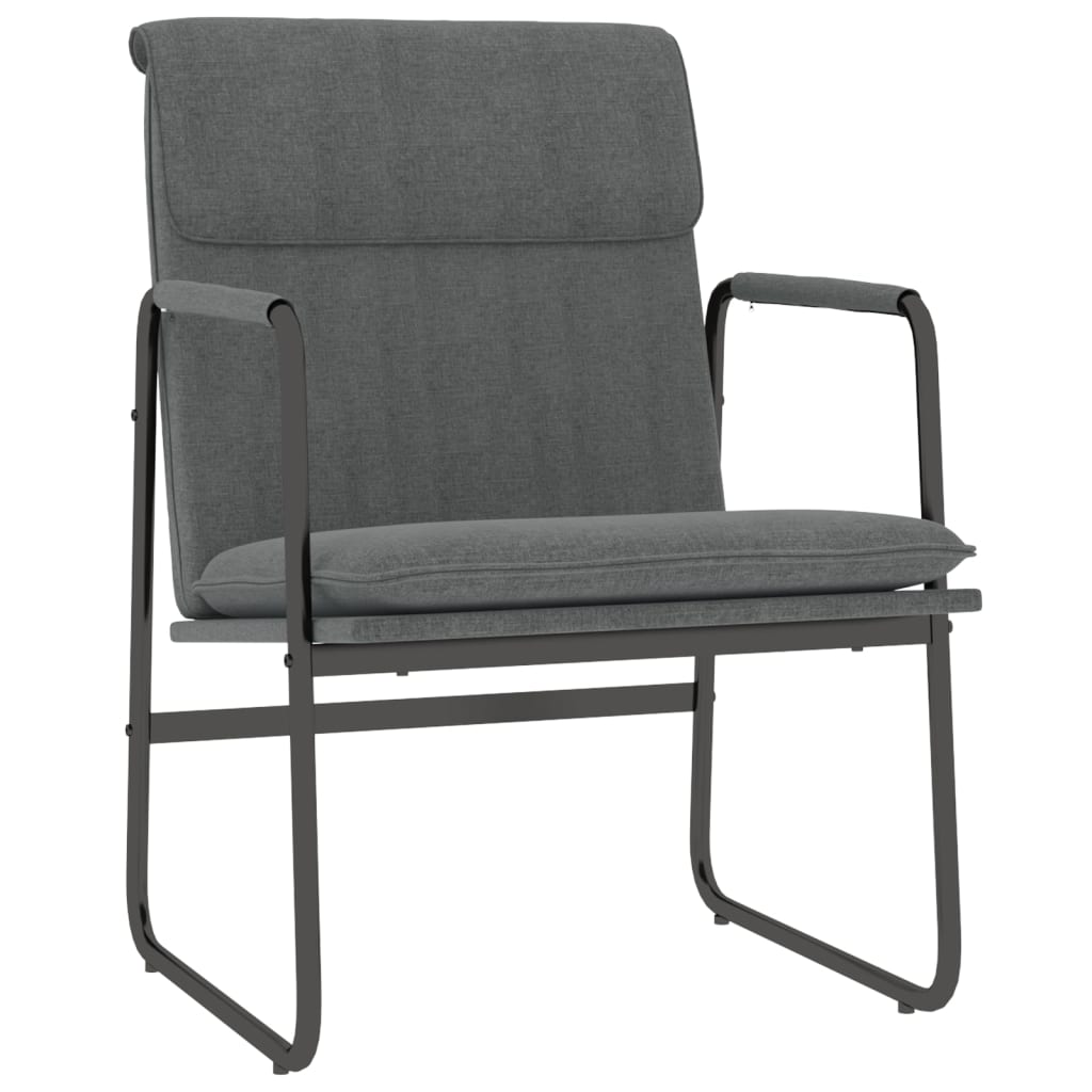 VidaXL Lounge Chair Dark Gray 21.7x25.2x31.5 Fabric