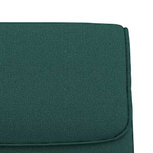 Lavice tmavě zelená 100 x 64 x 80 cm textil - obrázek 6