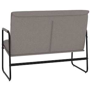 Lavice taupe 100 x 64 x 80 cm textil - obrázek 5