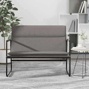 Lavice taupe 100 x 64 x 80 cm textil - obrázek 1