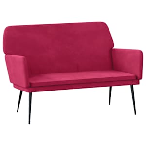vidaXL pink, veinipunane, 108 x 79 x 79 cm, samet