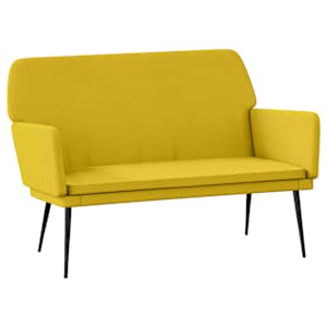 vidaXL pink, kollane, 108 x 79 x 79 cm, samet