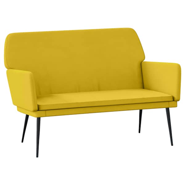 vidaXL pink, kollane, 108 x 79 x 79 cm, samet