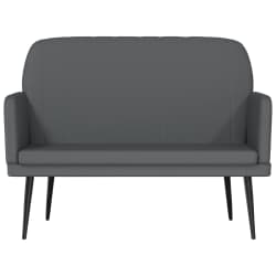 vidaXL Bankje 107x80x81 cm kunstleer grijs