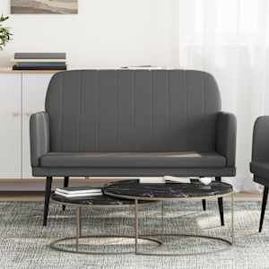 Klop siva 107x80x81 cm umetno usnje