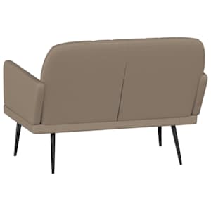 Lavice cappuccino 107 x 80 x 81 cm umělá kůže - obrázek 5