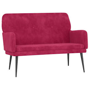 vidaXL pink, veinipunane, 108 x 79 x 79 cm, samet