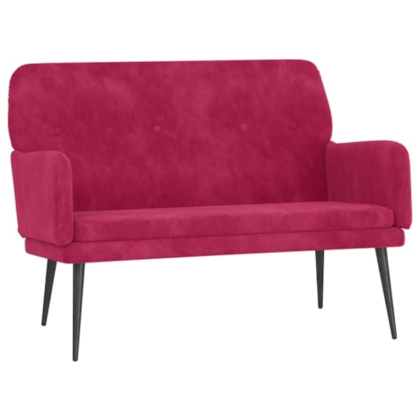 vidaXL pink, veinipunane, 108 x 79 x 79 cm, samet