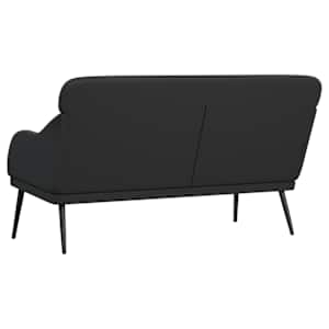 Lavice černá 110 x 76 x 80 cm umělá kůže - obrázek 5
