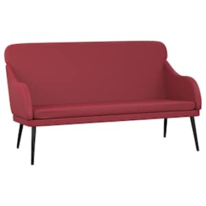 vidaXL pink, veinipunane, 110 x 76 x 80 cm, kunstnahk