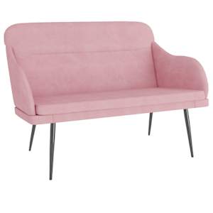 vidaXL pink, roosa, 110 x 76 x 80 cm, samet
