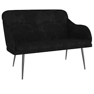 vidaXL pink, must, 110x76x80 cm, samet