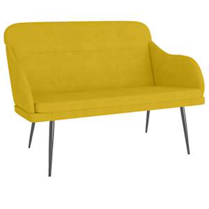 vidaXL pink, kollane, 110 x 76 x 80 cm, samet