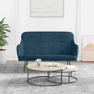 Klop modra 110x76x80 cm žamet