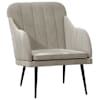 vidaXL tugitool, helehall, 63 x 76 x 80 cm, samet