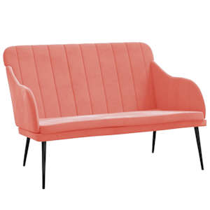 vidaXL pink, roosa, 110 x 76 x 80 cm, samet