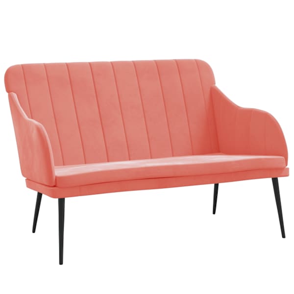 vidaXL pink, roosa, 110 x 76 x 80 cm, samet